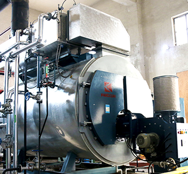 江蘇達利食品20蒸噸、15蒸噸一體冷凝蒸汽鍋爐項目